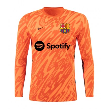 Camisetas FC Barcelona Portero 2024-25 Naranja - Hombre Camisetas FC Barcelona Portero 2024-25 Naranja - Hombre